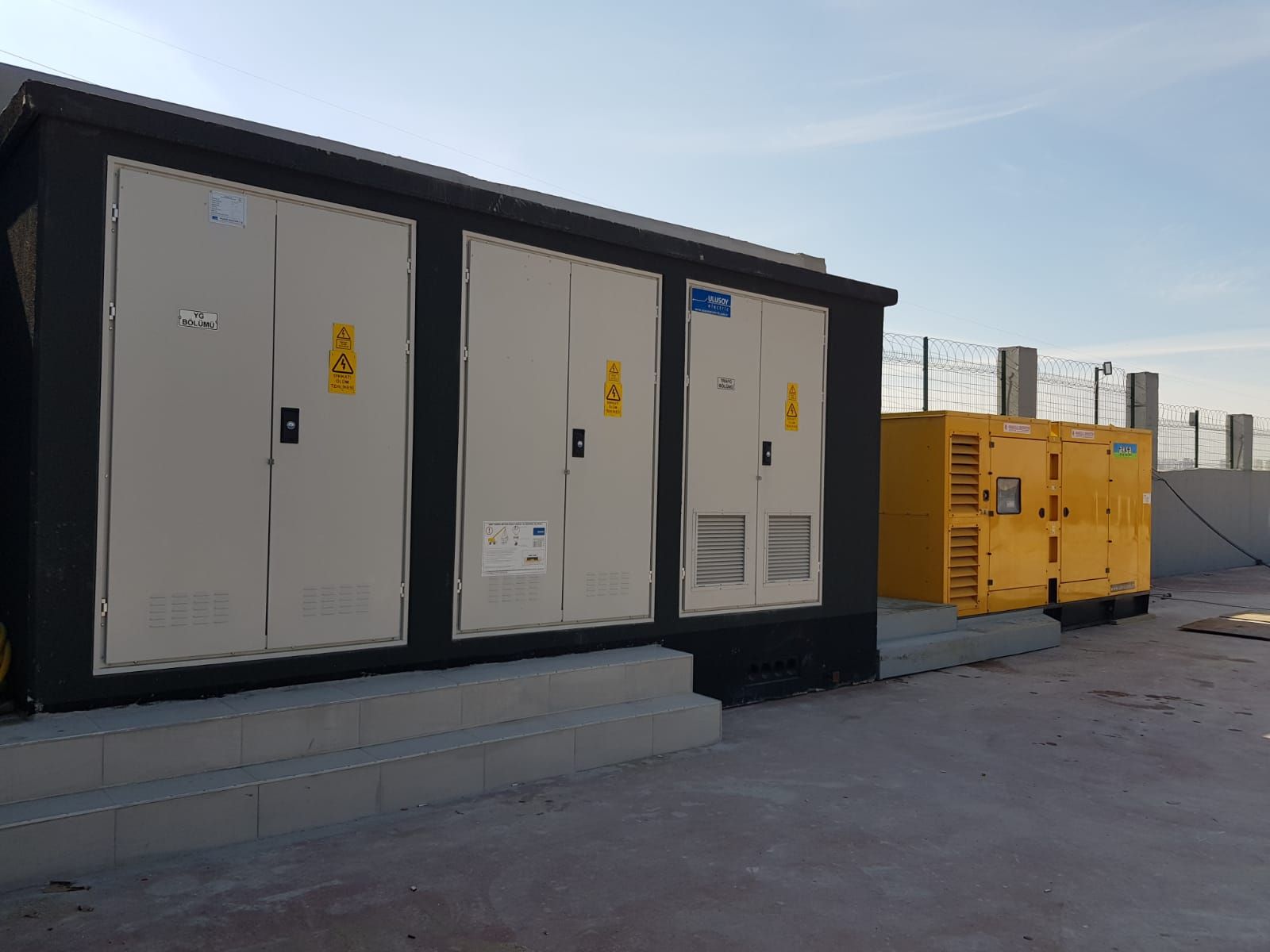 Treatment and power units at the ITT Global facility